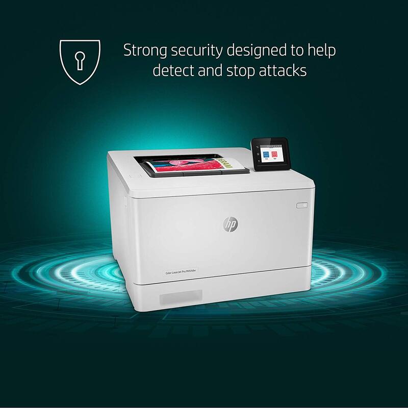 HP Color LaserJet Pro M454DW W1Y45A Laser Printer, White