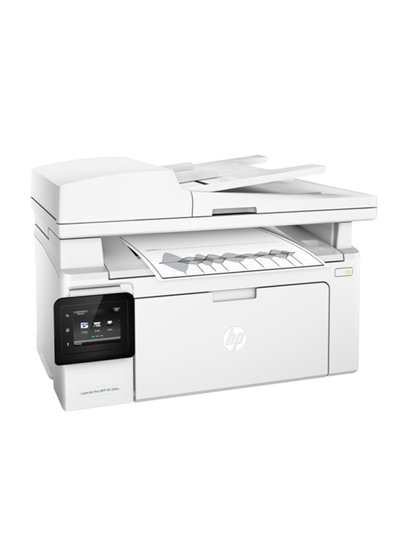 HP LaserJet Pro MFP M130FW G3Q60A All-in-One Wireless Printer, White