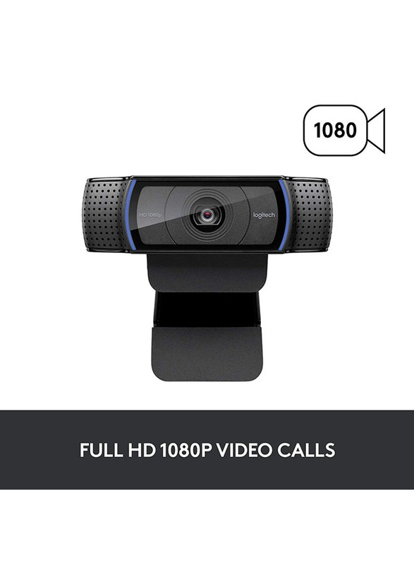 Logitech C920S Pro Full HD Webcam, Black