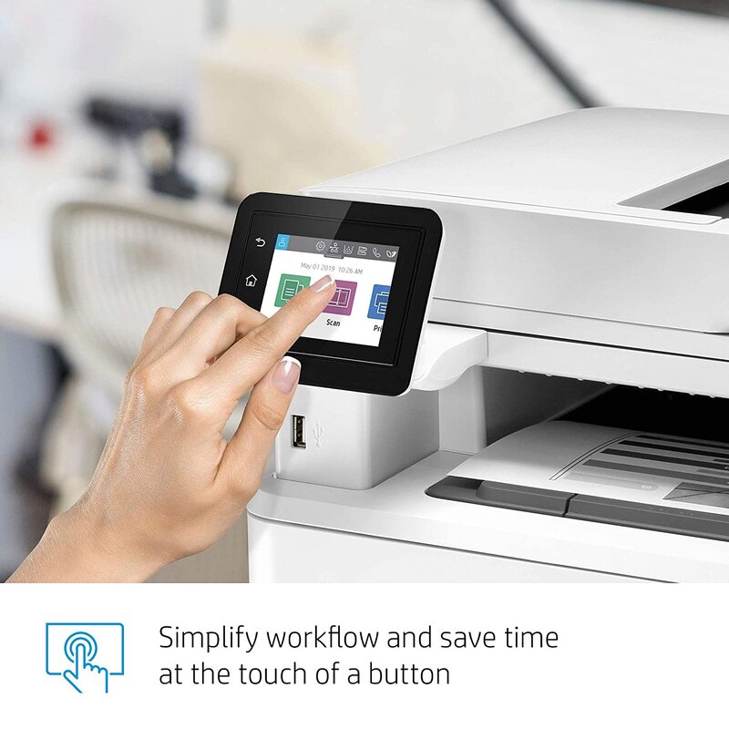 HP LaserJet Pro MFP M428FDW W1A30A All-in-One Printer, White