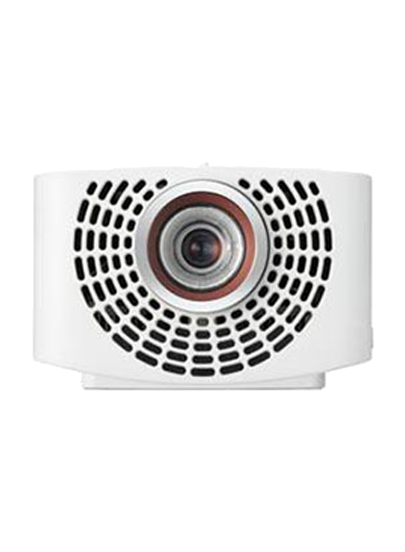 LG PF1500 Full HD DLP Portable Projector, 1400 Lumens, Wireless Screen Share, White