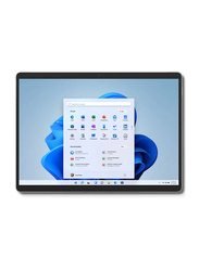 Microsoft Surface Pro 8 2-in-1 Business Laptop, 13" FHD Touch Display, Intel Core i7 11th Gen, 256GB SSD, 16GB RAM, Intel Iris Xe Graphics, EN KB, Windows 10 Pro, 8PW-00037, Platinum Silver