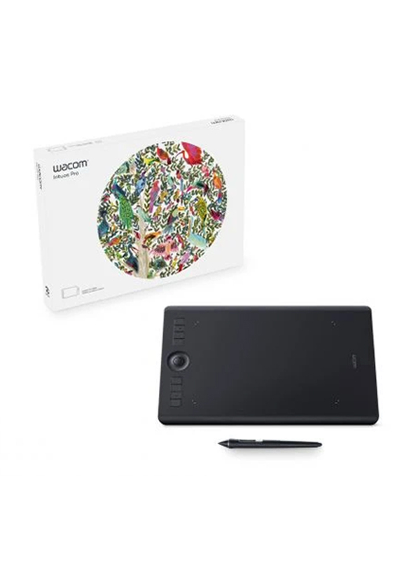 Wacom PTH-660-N Intuos Pro North Tablet, Black, Medium
