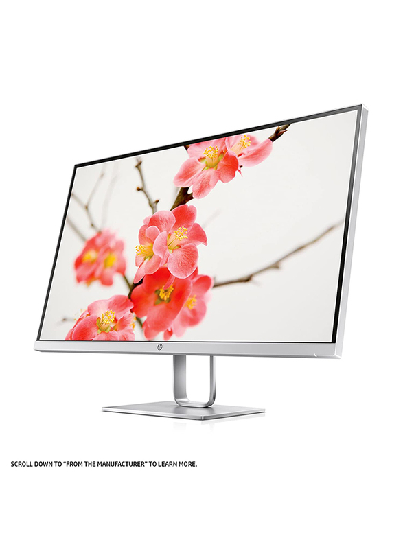 HP 27 Inch QHD LED Monitor, with DP/HDMI Port, 27Q, 3FV90AS#ABV, Silver