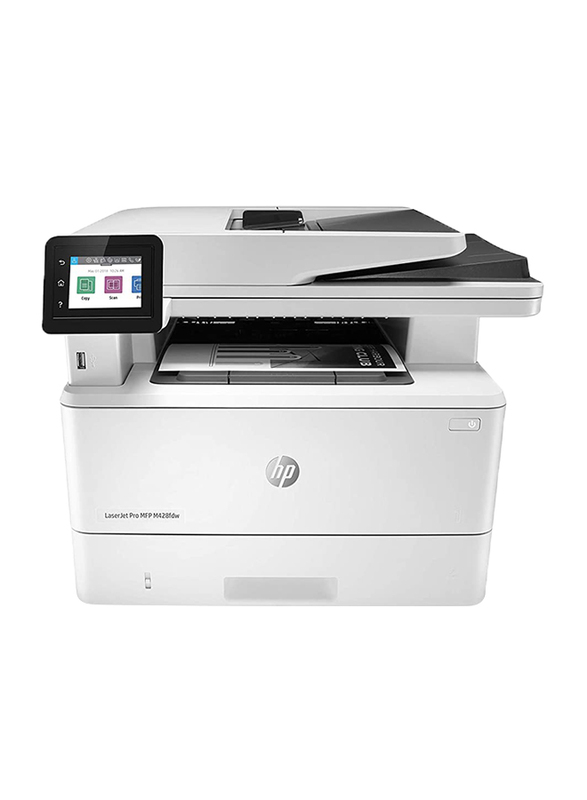 HP LaserJet Pro MFP M428FDW W1A30A All-in-One Printer, White