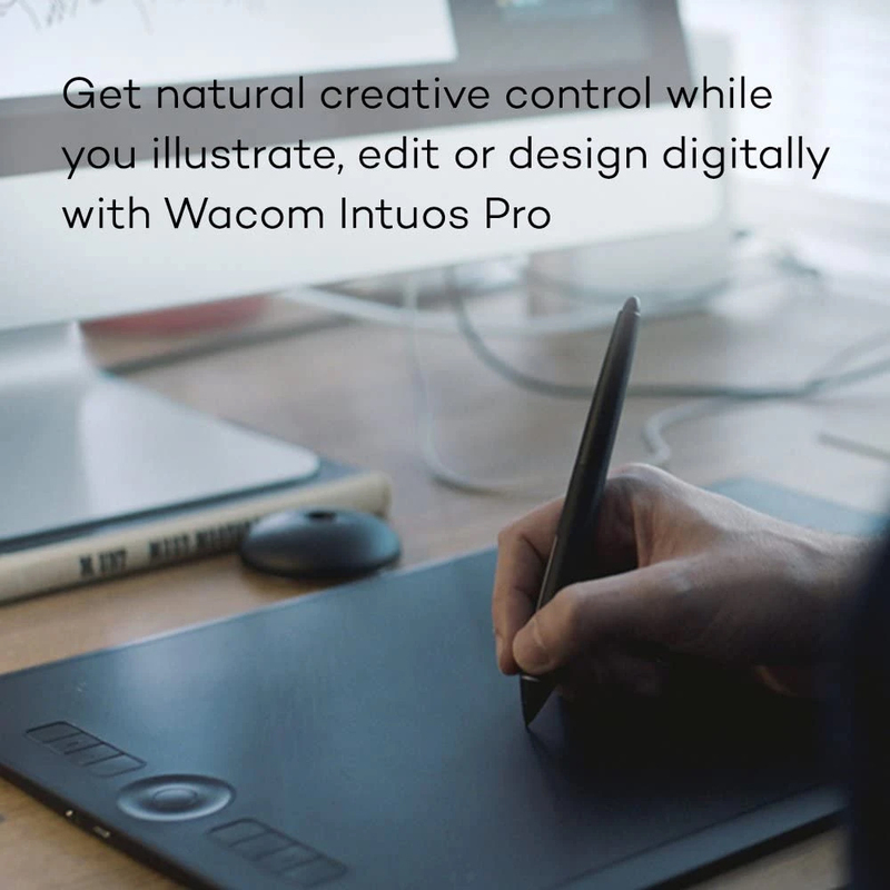 Wacom PTH-860-N Intuos Pro North Tablet, Black, Large