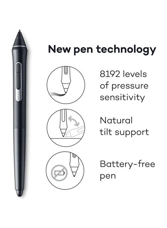Wacom PTH-860-N Intuos Pro North Tablet, Black, Large