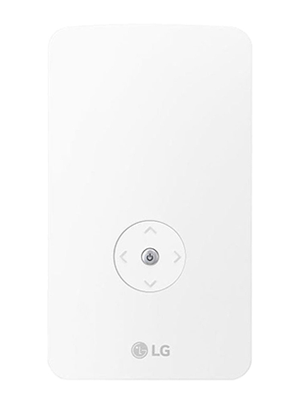 LG PH30 HD DLP CineBeam Portable Projector, 250 Lumens, Wireless Screen Share/Bluetooth, White