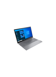 Lenovo Think Book 15 Laptop, 15.6" FHD Display, Intel Core i7 10th Gen, 1TB HDD, 8GB RAM, Intel Iris Graphics, EN/AR KB, Dos, Mineral Grey