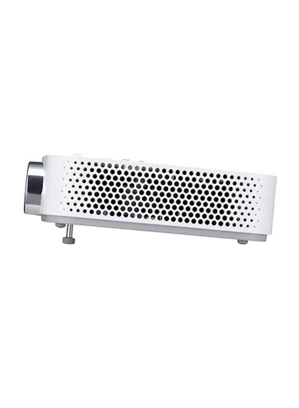 LG PF50KG Full HD DLP CineBeam Portable Home Theater Projector, 600 Lumens, Wireless Screen Share/Bluetooth, White