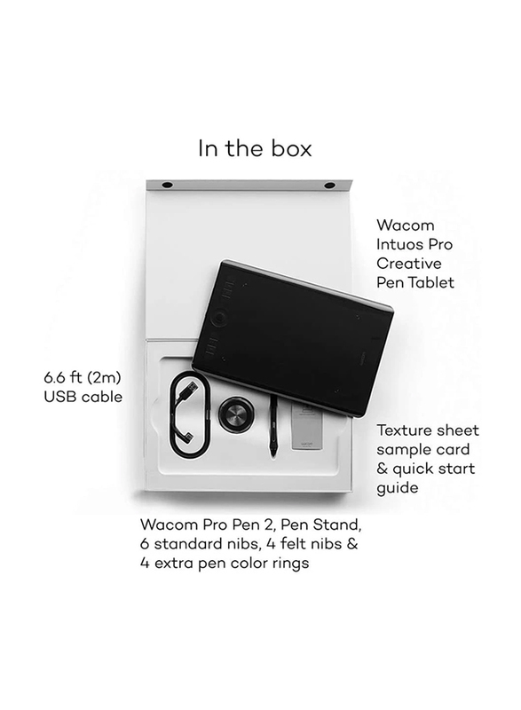 Wacom PTH-860-N Intuos Pro North Tablet, Black, Large