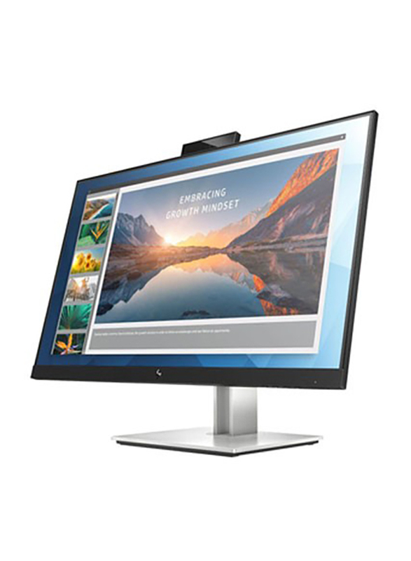 HP 23.8 Inch E24D G4 Full HD IPS LED Docking Monitor, 6PA50AS#ABV, Silver/Black