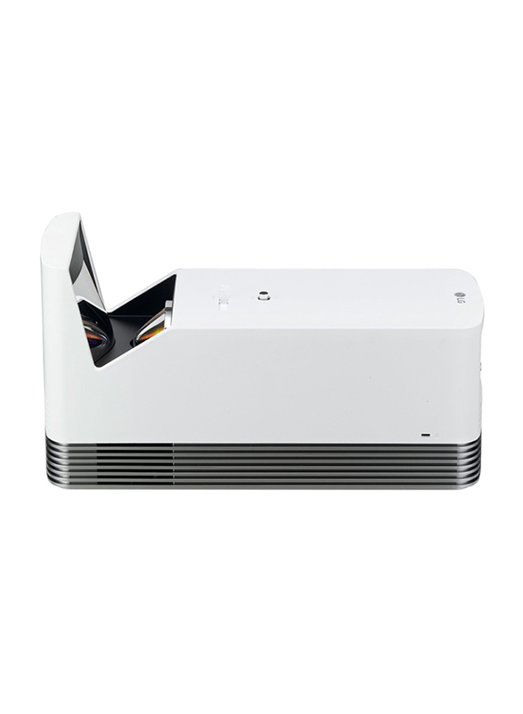 LG HF85JG Full HD DLP Home Theater Projector, 1500 Lumens, Ultra Short Throw, Wireless Screen Share/Bluetooth, White