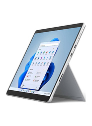 Microsoft Surface Pro 8 2-in-1 Business Laptop, 13" FHD Touch Display, Intel Core i7 11th Gen, 256GB SSD, 16GB RAM, Intel Iris Xe Graphics, EN KB, Windows 10 Pro, 8PW-00037, Platinum Silver