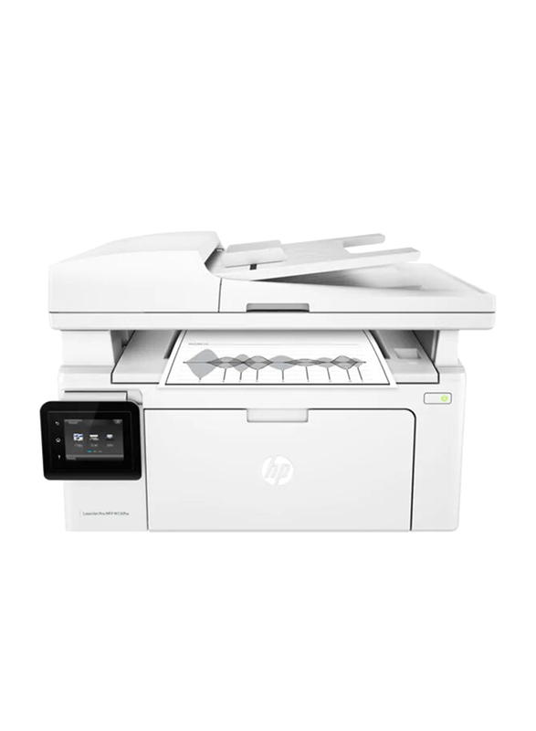 HP LaserJet Pro MFP M130FW G3Q60A All-in-One Wireless Printer, White