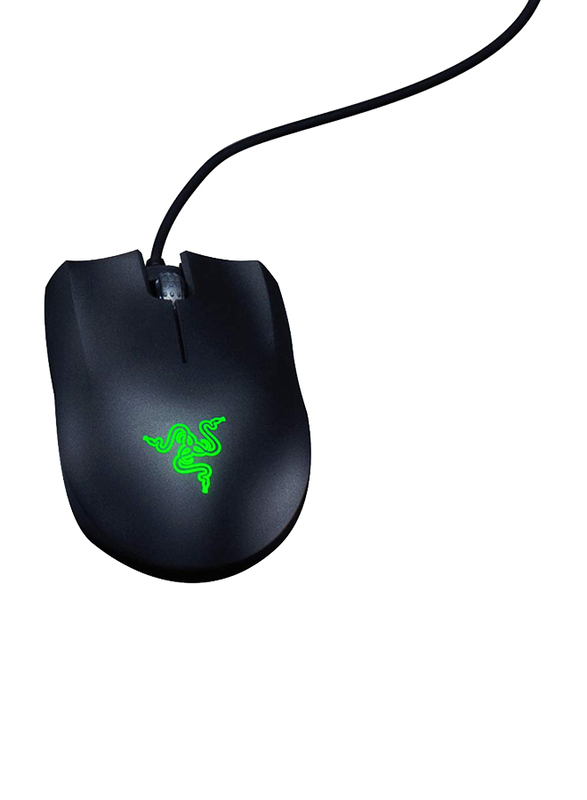 Razer Abyssus Lite RZ83-02730100-B3M1 Optical Wired Gaming Mouse & Goliathus Mobile Construct Edition Mouse Pad, Black