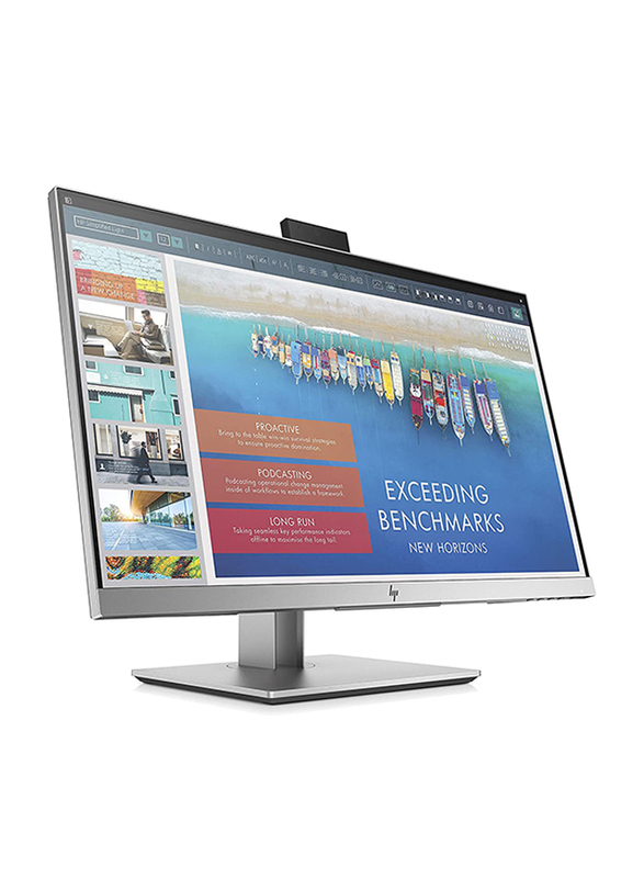 HP 23.8 Inch Full HD IPS LED Docking Monitor, 1TJ76AS#ABV, Silver/Black