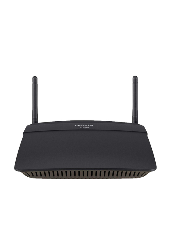 Linksys EA2750-EU Brodband Dual-Band N N600 Router, Black