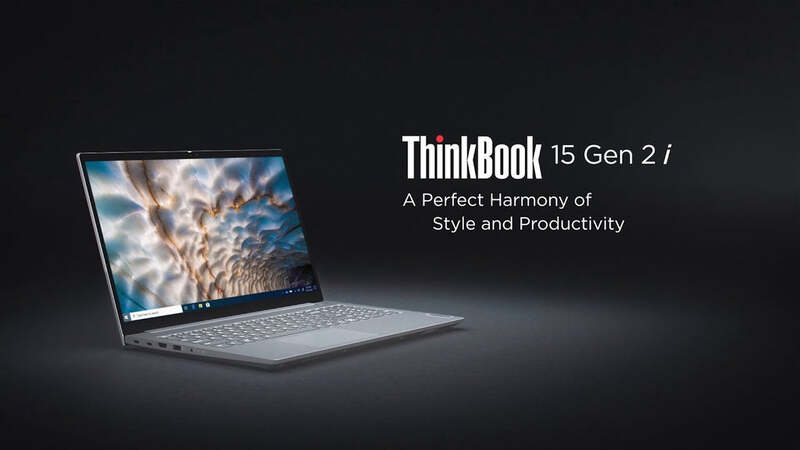 Lenovo Think Book 15 G2 ITL Laptop, 15.6" FHD Display, Intel Core i7 10th Gen, 1TB HDD, 8GB RAM, 2GB Nvidia GeForce Graphics, EN KB, Windows 10Pro, Grey