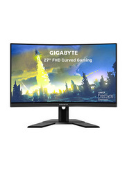 Gigabyte Aorus 27 Inch Curved Full HD LED 165Hz Gaming Monitor, G27FC, Black