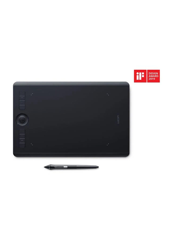 Wacom PTH-660-N Intuos Pro North Tablet, Black, Medium