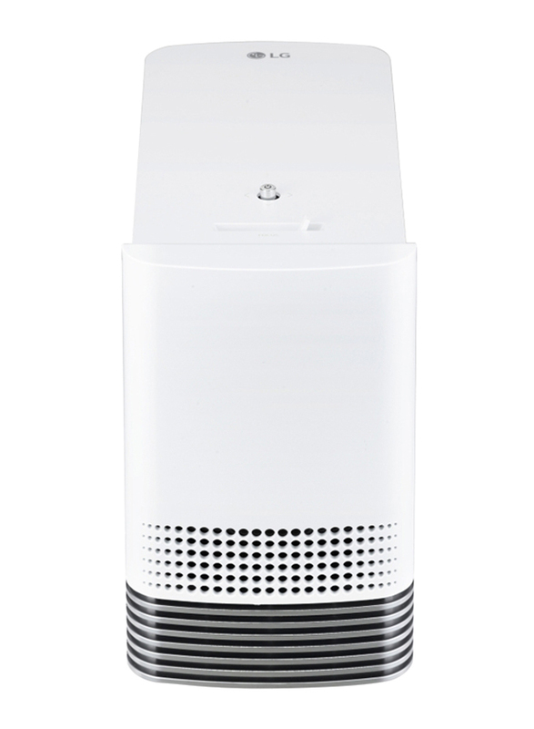 LG HF85JG Full HD DLP Home Theater Projector, 1500 Lumens, Ultra Short Throw, Wireless Screen Share/Bluetooth, White