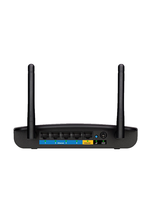 Linksys E1700 Brodband N300 Router, Black