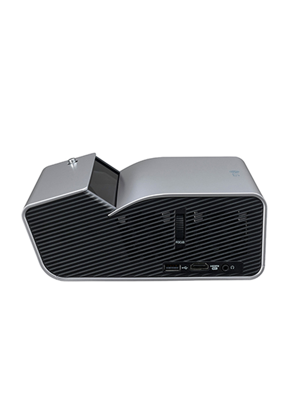 LG PH450UG HD DLP 3D Portable Projector, 450 Lumens, Ultra Short Throw, Wireless Screen Share/Bluetooth, Silver