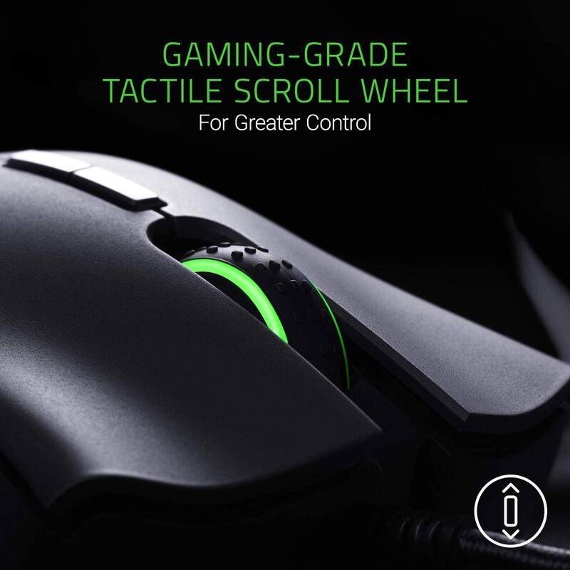 Razer DeathAdder Elite RZ01-02010100-R3A1 Wired Optical Gaming Mouse, Black