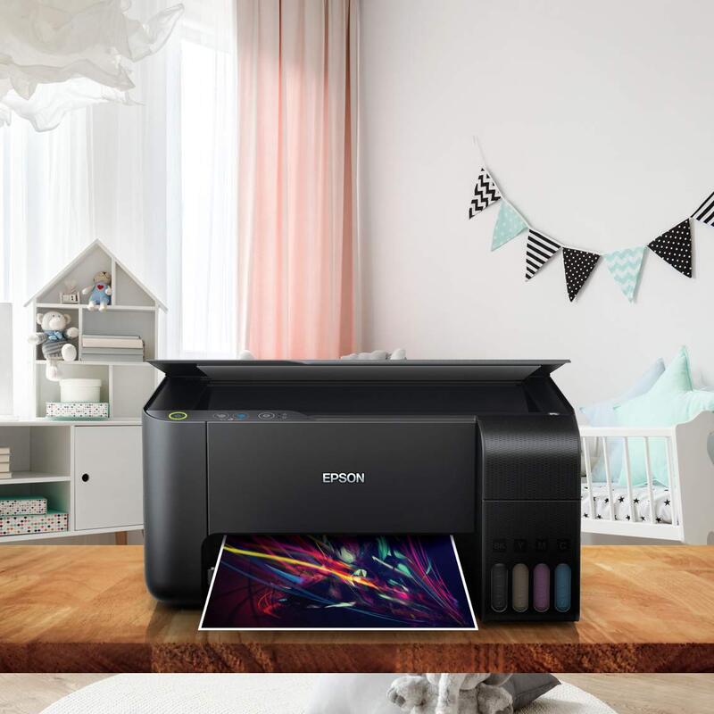 Epson Eco Tank L3150 All-in-One Printer, Black