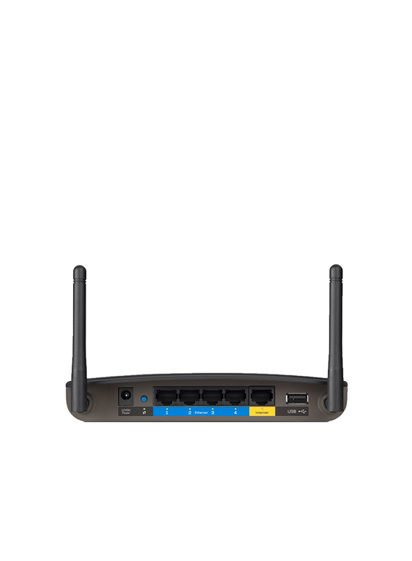 Linksys EA2750-EU Brodband Dual-Band N N600 Router, Black