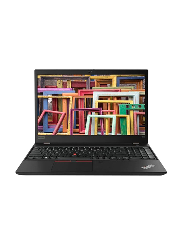 Lenovo Thinkpad T590, 15.6" FHD IPS, Intel Core i5-8265U 8th Gen, 256GB SSD PCIe, 8GB RAM, Intel HD Graphics 620, Arabic/Numeric Keypad with Fingerprint Reader, Win10Pro 64-Bit, Black