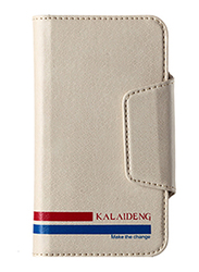Kalaideng Versal Series Wallet Leather 4.2inch Case for Smartphone, Beige