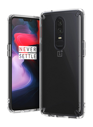 Rearth Ringke OnePlus 6 Fusion Shock Absorption Mobile Phone Back Cover, Clear