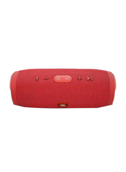 JBL Charge 3 Waterproof Portable Bluetooth Speaker, Red