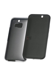 HTC Dot View ICE Premium Case for HTC one M9 Mobile Phone, Grey