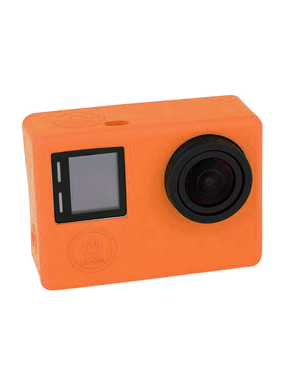 

GoPro Hero 4 Sports Action Camera Protective Silicone Shell Case, Orange