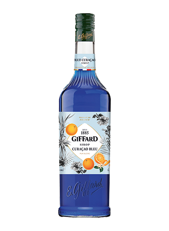 Giffard Blue Curacao Syrup, 1 Liter