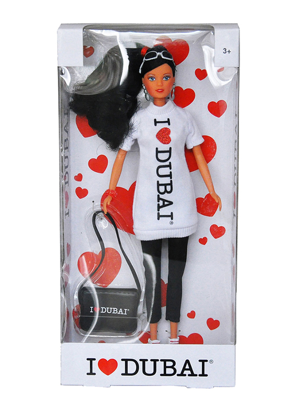 Simba I Love Dubai Doll with Shoulder Bag, Ages 3+