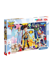 Clementoni 104-Piece Set Toy Story 4 Super Color Puzzle, 130740