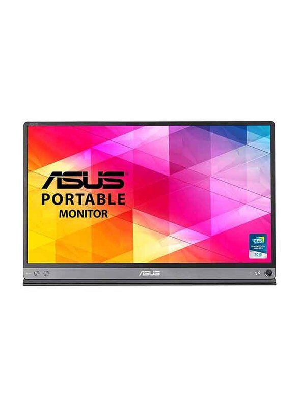 Asus 15.6 Inch ZenScreen Full HD LED Monitor, IPS Technology, MB16AC, Grey