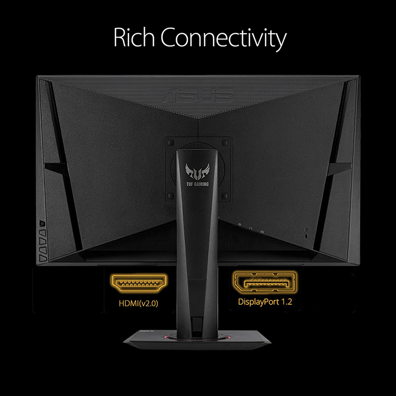 Asus 27 Inch TUF WQHD LED Gaming Monitor, VG27AQ, Black