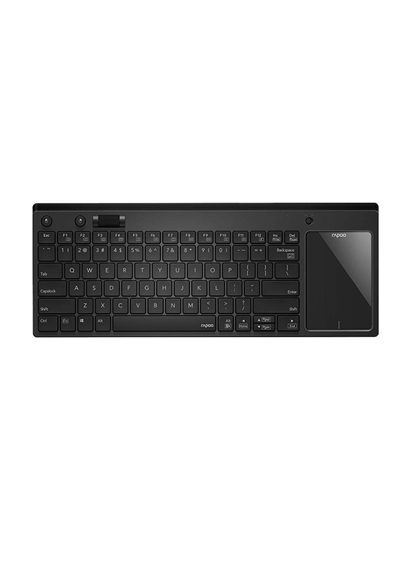 

Rapoo K2800 Wireless TV English Keyboard with Touchpad, Black