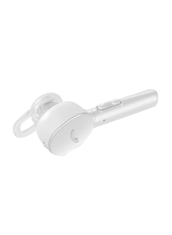 

Promate Pioneer Mono Wireless In-Ear Noise Cancelling Earphone, with Built-In Mic, USB Magnetic Charging Dock and Multi-Point Pairing, White
