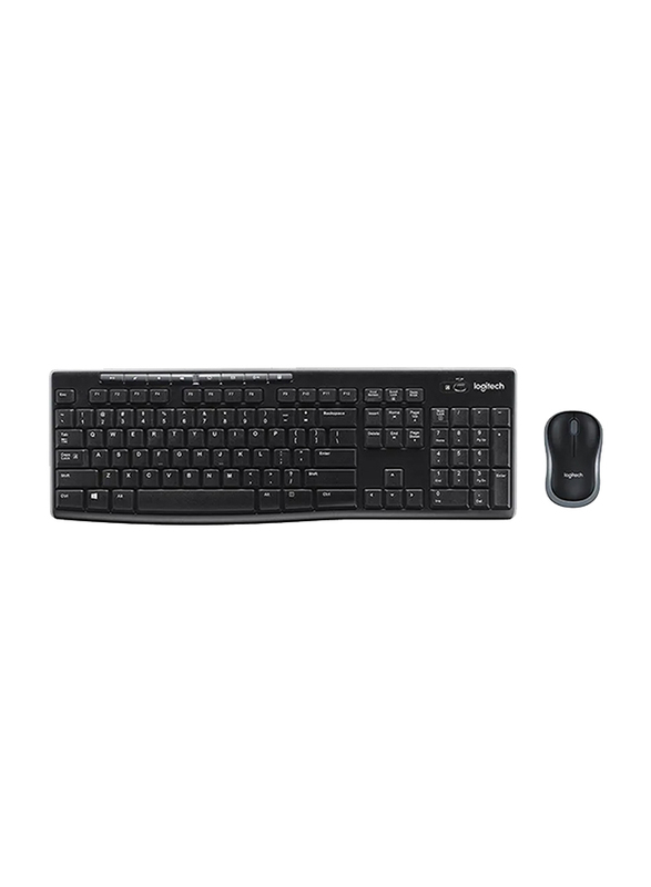 

Logitech Wireless English Keyboard and Mouse Combo, Black