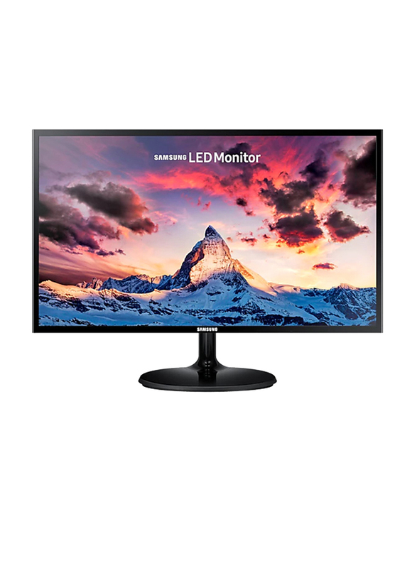Samsung 24 Inch Super Slim FHD LED Monitor, LS24F350FHMXUE, Black