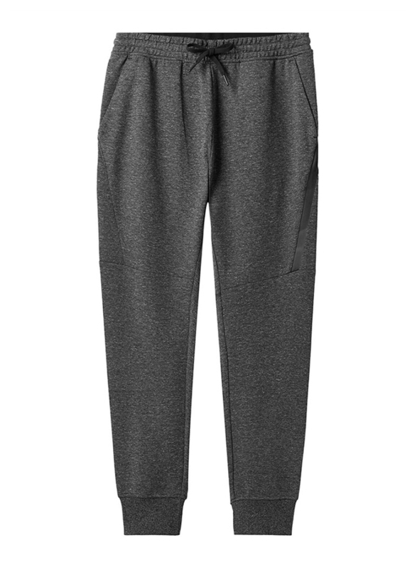 Giordano Double Knit Joggers for Men, Large, Grey