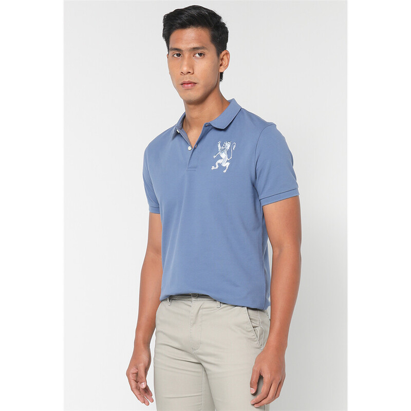

Giordano Men's 3D Lion Polo
