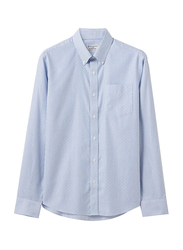 Giordano Cotton Wrinkle Free Shirt for Men, Large, Light Blue