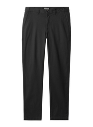 Giordano Mid-Low Rise Slim Pants for Men, 33 US, Black